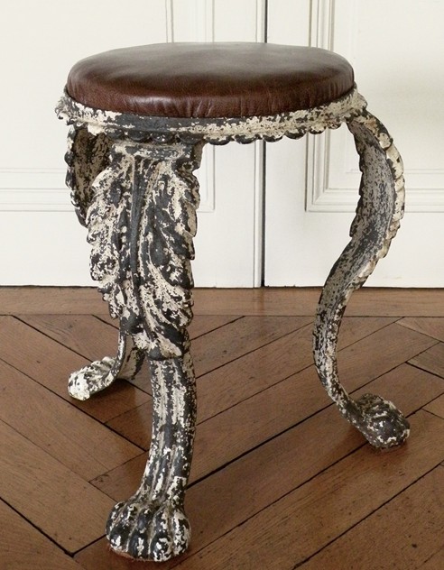 Early C19th Leather And Cast  Iron Stool-mountain-cow-DSCN8033 (1)_main_636454824096082886.jpg